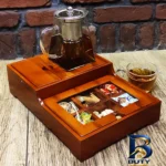نمای کناری جعبه دمنوش و چای کیسه ای مدل وارمر پله کد 2001 پروفایل و ساختار