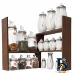 نمای جلو استند جا ادویه ای مدل لونا با طراحی زیبا طراحی و جزئیات کلیدی
