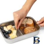 نمای جلو ظرف نگهدارنده برابانتیا مدل Lunchbox طراحی و جزئیات کلیدی