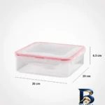 نمای جلو ظرف نگهدارنده لیمون مدل مستطیل کد TP۱۶ مجموعه ۸ عددی اصل طراحی و جزئیات کلیدی