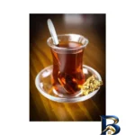 نمای جلو استکان نعلبکی پاشاباغچه سری آسکادار کد 97177 بسته ۶ عددی طراحی و جزئیات کلیدی