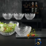 نمای جلو پیاله ناخمن مدل Bossa Nova بسته ۴ عددی طراحی و جزئیات کلیدی