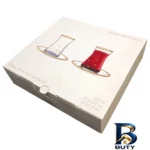 نمای جلو سرویس چای خوری ۱۲ پارچه مادام کوکو مدل Points Dorés Gold طراحی و جزئیات کلیدی