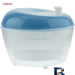 نمای کناری سبزی خشک کن همارا مدل Salad Spinner با طراحی خاص پروفایل و ساختار