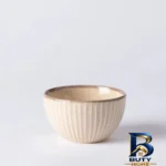 نمای جلو کاسه مادام کوکو مدل Kleby Natural بسته ۴ عددی با طراحی زیبا برچسب بسته و وزن خالص