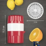 نمای جلو آب مرکبات گیری دستی مدل Juicer برند برنر طراحی و جزئیات کلیدی
