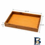 نمای جلو سینی دسته دار مدل رسا سایز ۳۵x۲۵ سانتی متر اصل طراحی و جزئیات کلیدی
