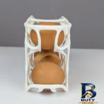 نمای جلو ظرف نگهدارنده تخم مرغ مدل آشیوا با کیفیت طراحی و جزئیات کلیدی
