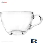 نمای کناری ست فنجان و نعلبکی پاشاباغچه مدل Bisik 97948 - بسته ۶ عددی پروفایل و ساختار