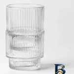 نمای جلو لیوان بلور و شیشه اصفهان مدل امیلی مجموعه ۶ عددی طراحی و جزئیات کلیدی