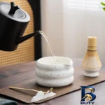 نمای جلو سرویس چای خوری ۷ تکه مدل ماچا کد 1-3 طراحی و جزئیات کلیدی