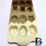 نمای جلو قالب شیرینی باروتی مدل DMR-۸۷۴۹ اصل طراحی و جزئیات کلیدی