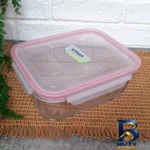 نمای جلو ظرف نگهدارنده لیمون مدل شیشه ای کد HS۱۸۰۶ مجموعه سه عددی اصل طراحی و جزئیات کلیدی