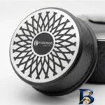 نمای جلو قابلمه چدن گرانیتی با روکش باکیفیت طراحی و جزئیات کلیدی