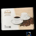 نمای جلو سرویس چای خوری ۱۲ پارچه لمونژ با کیفیت طراحی و جزئیات کلیدی