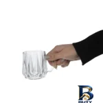 نمای جلو لیوان ساکورا مدل مودنا بسته ۶ عددی طراحی و جزئیات کلیدی