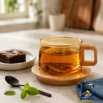 نمای جلو سرویس چای خوری ۱۲ پارچه ۶ نفره شاهین مدل SHN-۱۲۳ اصل طراحی و جزئیات کلیدی