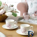 نمای جلو سرویس چای خوری ۴ پارچه ۲ نفره انگلیش هوم مدل Magnolia جدید طراحی و جزئیات کلیدی