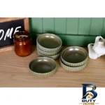 نمای جلو پیاله بی.وی.کی طرح OLIVE کد 455223 مجموعه ۶ عددی طراحی و جزئیات کلیدی