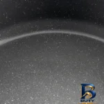 نمای جلو قابلمه گرانیتی ام جی اس مدل دایکست با روکش درجه یک طراحی و جزئیات کلیدی