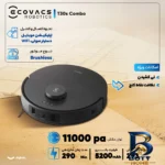 نمای جلو جارو رباتیک اکووکس مدل T۳۰s Combo اصل چیدمان صفحه و نشانگرها
