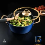 نمای جلو سرویس قابلمه ۱۲ پارچه کی زد پی مدل 001 طراحی و جزئیات کلیدی