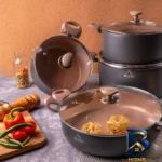 نمای بسته بندی سرویس پخت و پز ۸ پارچه وون مدل بیسمارک برچسب و بسته بندی