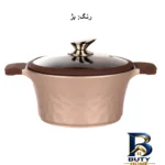 نمای بسته بندی سرویس پخت و پز 9 پارچه جی فی نی مدل 09 برچسب و بسته بندی
