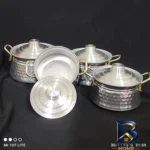 نمای بسته بندی سرویس قابلمه 8 پارچه مدل چکشی دیگچه برچسب و بسته بندی