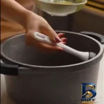 نمای بسته بندی سرویس قابلمه ۱۲ پارچه زرساب مدل مونارک برچسب و بسته بندی