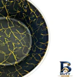 نمای بسته بندی سرویس قابلمه و تابه گرانیتی ۷ پارچه مدل marble برچسب و بسته بندی