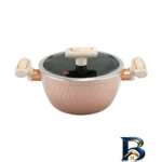 نمای بسته بندی سرویس قابلمه و تابه گرانیت ۱۰ پارچه ام جی اس مدل ایتالیا B برچسب و بسته بندی