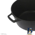 نمای بسته بندی سرویس تابه و قابلمه چدن کف گرانیت ۱۲ پارچه دالتون مدل 12C برچسب و بسته بندی