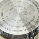 نمای بسته بندی سرویس پخت و پز ۱۲ پارچه کرکماز مدل STEEL_A۸۷۸ اصل برچسب و بسته بندی
