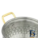 نمای بسته بندی سرویس قابلمه ۱۴ پارچه میرزا مدل عروس برچسب و بسته بندی