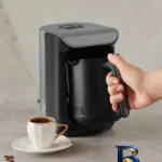 نمای بسته بندی قهوه ساز کاراجا مدل Hatir Koz با طراحی زیبا برچسب و بسته بندی