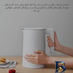 نمای جلو کتری برقی شیائومی مدل 2 با قابلیت های ویژه طراحی و جزئیات کلیدی