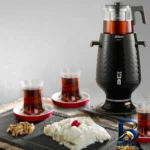 نمای کناری سماور برقی آرزوم مدل Ehlikeyf با ظرفیت 3.5 لیتر عمق قاب و پروفایل