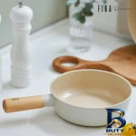 نمای بسته بندی تابه نیوفلیم نچسب مدل WOK با طراحی مناسب برچسب و بسته بندی