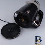 نمای بسته بندی کتری برقی تیفانی مدل TF-۶۶۱۱ اصل برچسب و بسته بندی