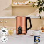 نمای کناری کتری برقی کاراجا مدل Series ۲۳۰۳ Inox Su Isıtıcı Md-۳۵۷T گنجایش ۱.۷ لیتر اصل عمق قاب و پروفایل