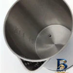 نمای بسته بندی کتری برقی همیلتون مدل HK-۹۶۴۰ دوجداره لمسی گنجایش ۱.۷ لیتر اصل برچسب و بسته بندی