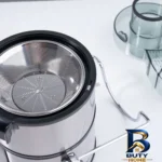 نمای بسته بندی آبمیوه گیری ماتسو مدل MA-۶۱۵ اصل برچسب و بسته بندی