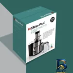 نمای بسته بندی آبمیوه گیری سوئیس پلاس مدل JE-۸۴۲۰S اصل برچسب و بسته بندی