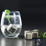 نمای کناری قالب یخ ۸ عددی همراه با چنگک عمق قاب و پروفایل