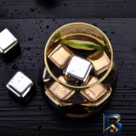 نمای کناری قالب یخ مدل 08 با مجموعه 8 عددی و انبر عمق قاب و پروفایل