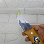 نمای بسته بندی چاقو آشپزخانه حیدری مدل پوست کنی کد TG۱۰۰۰ اصل برچسب و بسته بندی