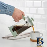 نمای بسته بندی فرنچ پرس ایکیا مدل upphetta با طراحی زیبا برچسب و بسته بندی
