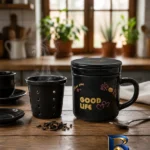 نمای بسته بندی لیوان دمنوش ساز مدل 18185xgoodlife برچسب و بسته بندی