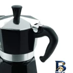 نمای بسته بندی قهوه ساز بیالتی مدل موکا اکسپرس 3Cups B با کیفیت برچسب و بسته بندی